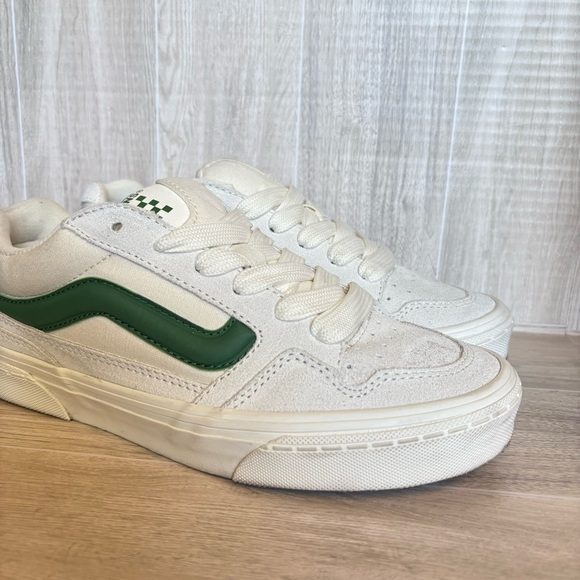 Vans Chunky Classic White and Green Caldrone Shoes Women 7 - Picture 8 of 16